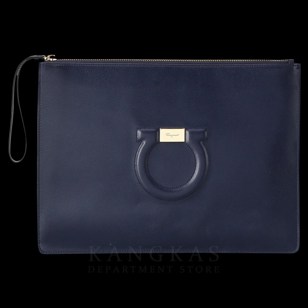 FERRAGAMO(USED)페레가모 간치니 로고 클러치